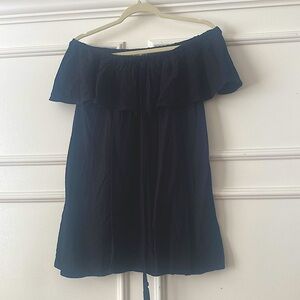 American Threads Off the Shoulder Dress w/Pockets